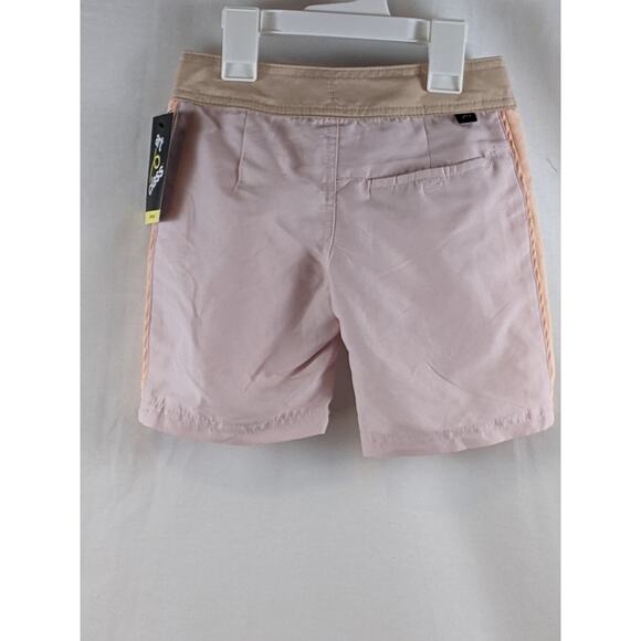 Art Class Colorblock Swim Trunks Light Pink 4 UPF 50+ Swimsuit Beach Pool Pocket - Picture 2 of 11